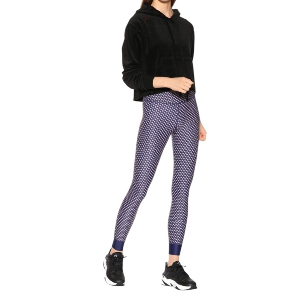 The Upside Kravat Yoga Printed Leggings Blue